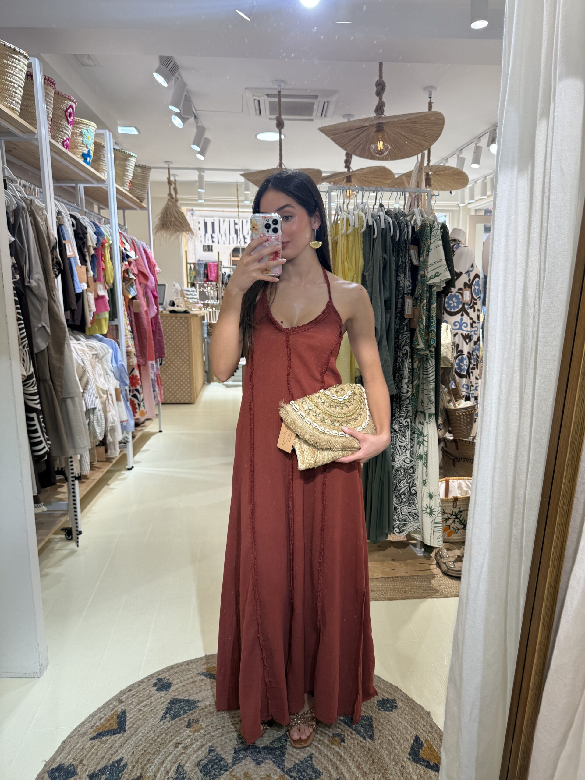 ACCESORIOS MUJER LLORET DE MAR BOLSO CALMALLORET CALMA FLORES CAPAZO ESTRELLA DE MAR MARGARITAS MINI TOTE BAG JOYERÍA BISUTERÍA ANILLOS COLLARES PULSERAS PENDIENTES CONJUNTO CONJUNTOS COLORES MODA FEMENINA ROPA MEDITERRANEO MUJER CHICA JUVENIL SEÑORA CAMISETA VESTIDO PANTALÓN FALDA CONJUNTO CHIC SHORT